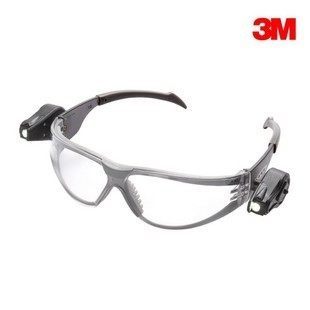 3M 11356 防护眼镜|带灯|护目镜|眼镜|实验室|防尘|防护镜